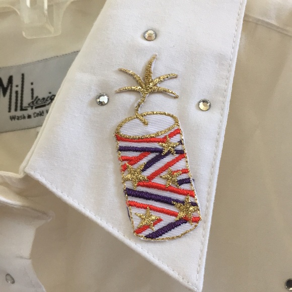 FINAL MARKDOWN Ladies’ Mili designs Firecracker Blouse (S) - Picture 6 of 14